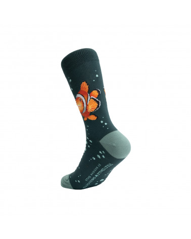 Chaussettes Hommes Wrendale en fibres de Bambou motif Poisson clown