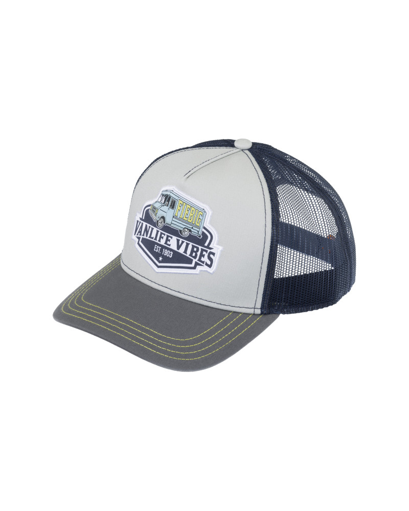 Casquette de baseball forme trucker coloris Anthracite - Vintage et réglable