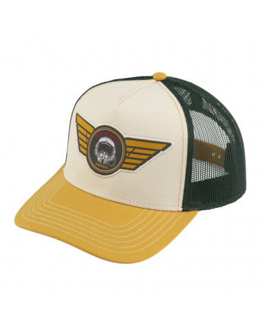 Casquette de baseball forme trucker coloris cannelle - Vintage et réglable
