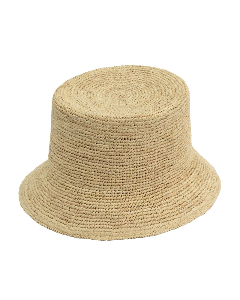 Chapeau de paille forme bob en paille unisexe - Chapo & co