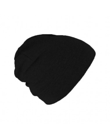 Bonnet Long printemps été en coton coloris noir - Chapo & Co