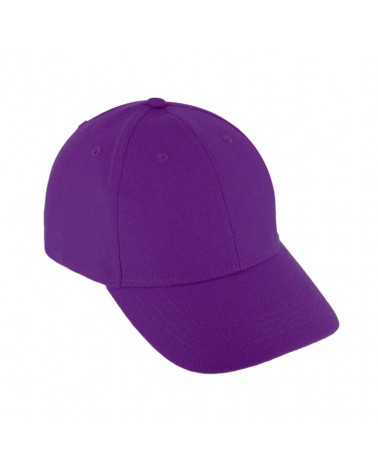 Casquette de baseball en lin coloris violet - Chapo & Co Montargis