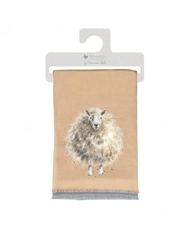 Echarpes larges motif mouton Wrendale pour la saison automne-hiver motif mouton