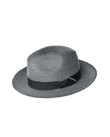 Chapeau d'été forme Fedora avec bandeau noir - Bailey of Hollywood