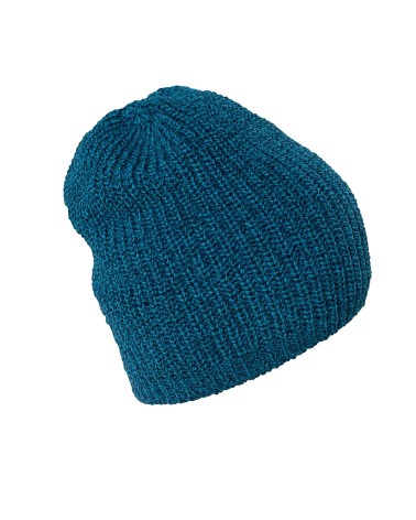 Bonnet chaud unisexe en tricot coloris bleu - Chapo & Co