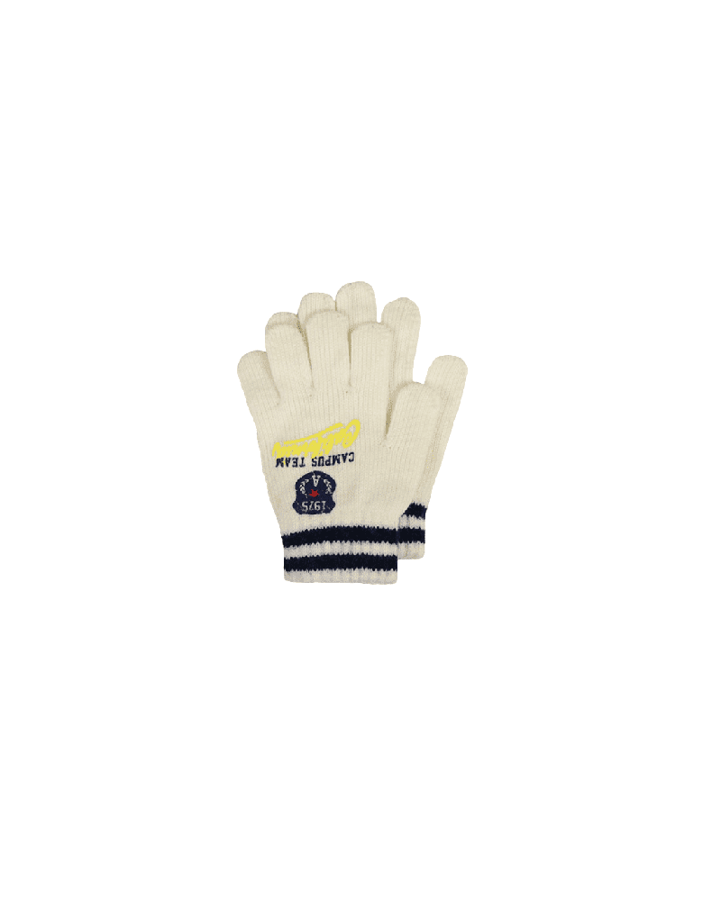 Gants chaud enfant blanc et marine Campus - Chapo & Co