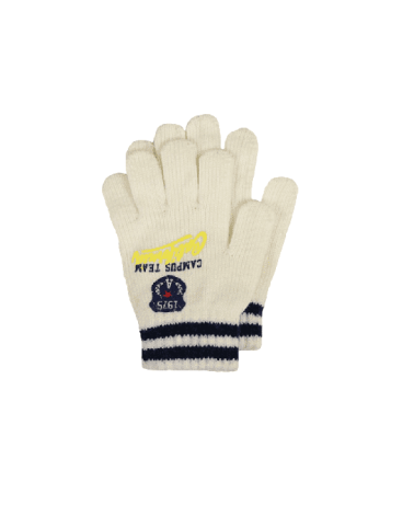 Gants chaud enfant blanc et marine Campus - Chapo & Co