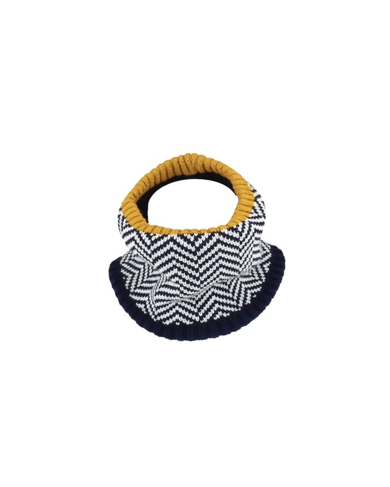 Tour de cou snood garçon motif chevrons - Chapo & Co