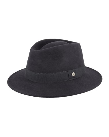 Chapeau traveller en feutre coloris gris anthracite Flechet - Chapo & Co