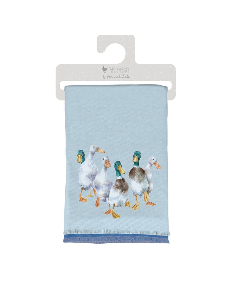 Echarpes avec motifs animaliers canards Hannah Dale - Wrendale Design