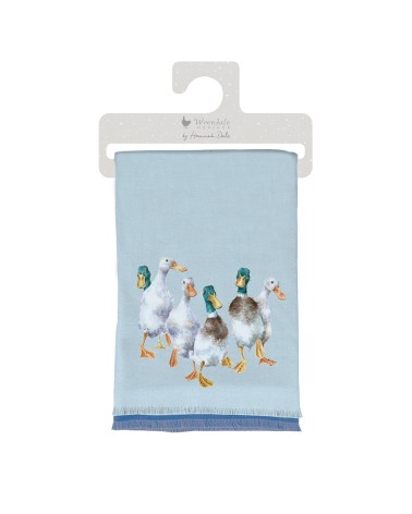 Echarpes avec motifs animaliers canards Hannah Dale - Wrendale Design