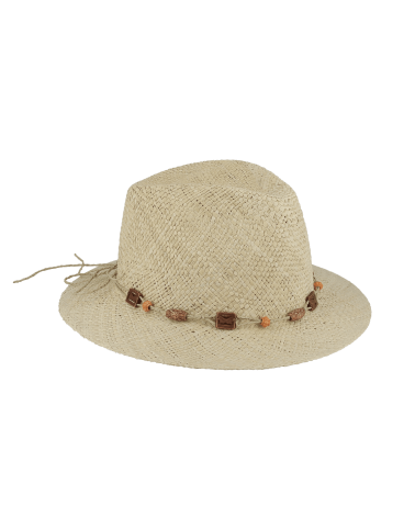 Chapeau forme Fedora en paille Mby Fléchet - Chapo & Co