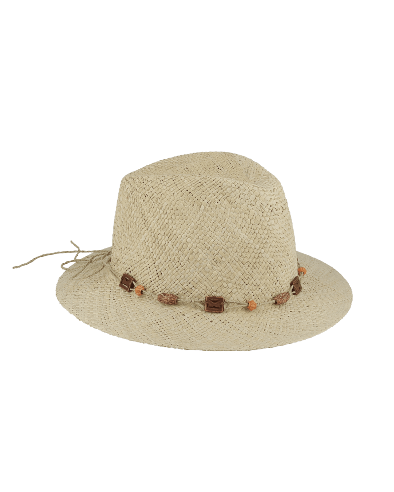 Chapeau forme Fedora en paille Mby Fléchet - Chapo & Co