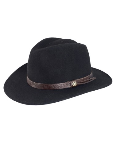 Chapeau en feutre malvin coloris noir - Chapo & Co