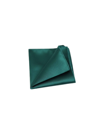 Coffret noeud papillon et sa pochette assortie coloris vert sapin