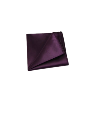 Coffret noeud papillon et pochette assortie coloris prune - Chapo & Co