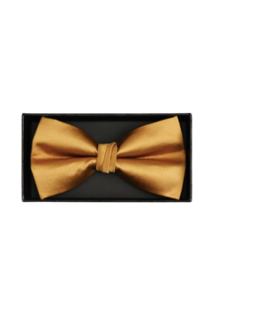 Coffret noeud papillon et pochette assortie coloris moutarde - Chapo & Co