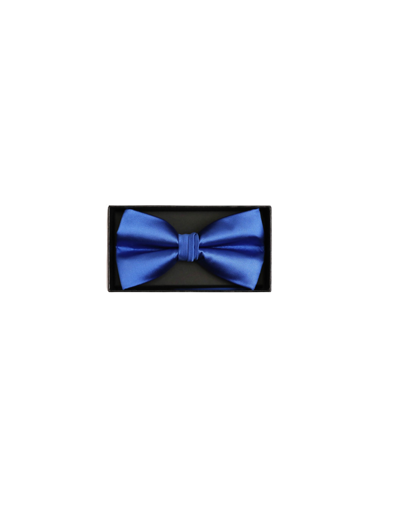 Coffret noeud papillon et pochette assortie coloris bleu roi - Chapo & Co