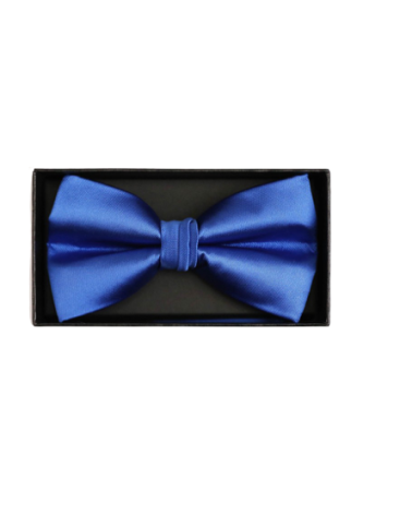 Coffret noeud papillon et pochette assortie coloris bleu roi - Chapo & Co