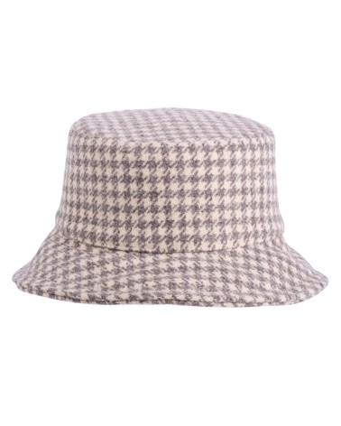 CHAPEAU SOUPLE FEMME MADE IN FRANCE PIED DE POULE - CHAPO & CO MONTARGIS