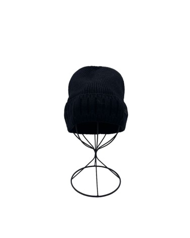 Bonnet chaud avec doublure polaire pour homme coloris noir