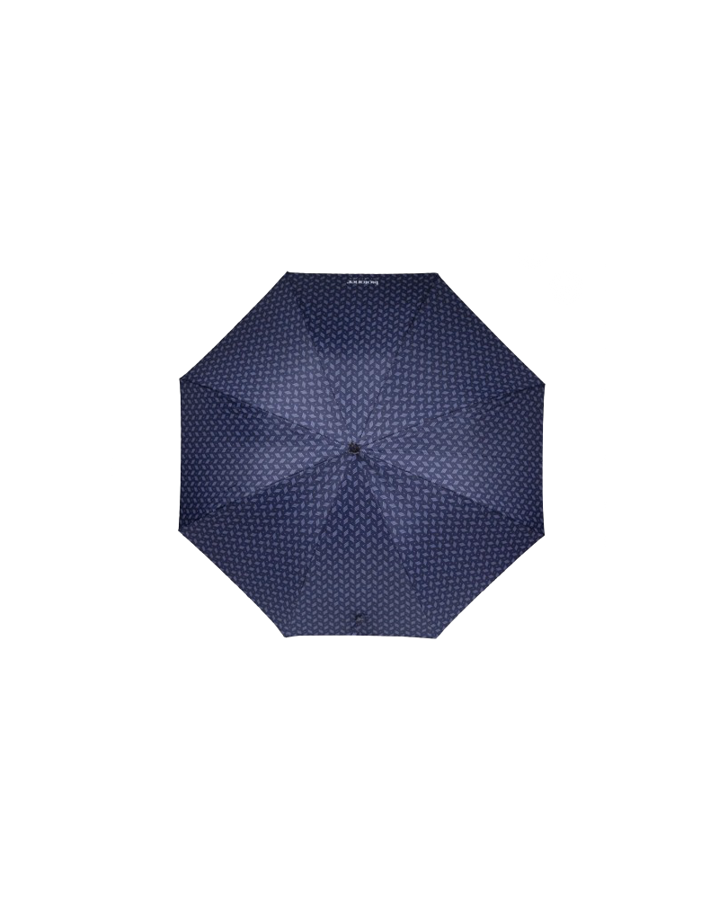 Parapluie homme à motif chevrons bleus Isotoner xtra-solide