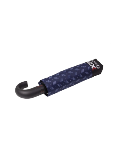 Parapluie homme à motif chevrons bleus Isotoner xtra-solide