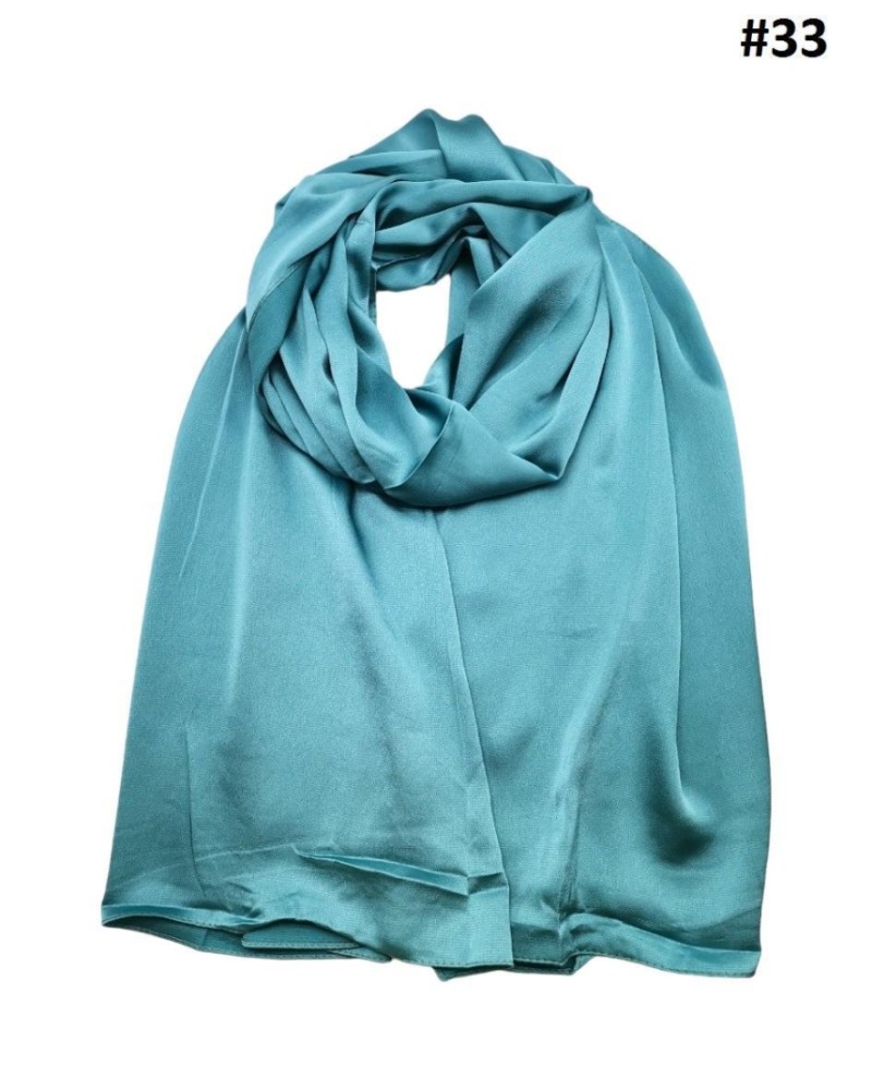 Etole satinée pour femme coloris turquoise - Chapo & Co