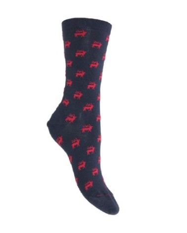 Chaussettes de noël Made in France Labonal pour femme rennes