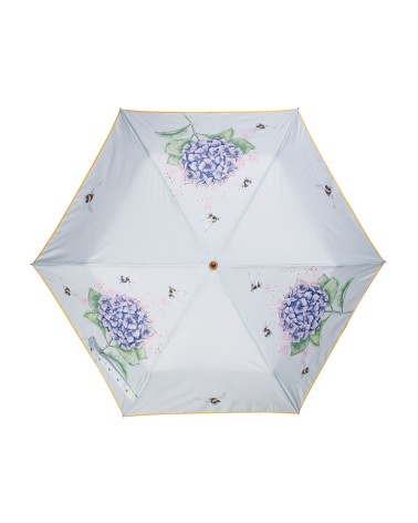 Parapluie Wrendale Design motif abeilles et hortensias