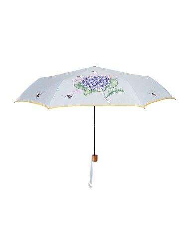 Parapluie Wrendale Design motif abeilles et hortensias