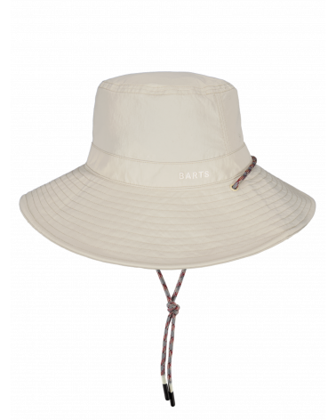 Chapeau souple en tissu avec jugulaire modèle Zaron coloris beige