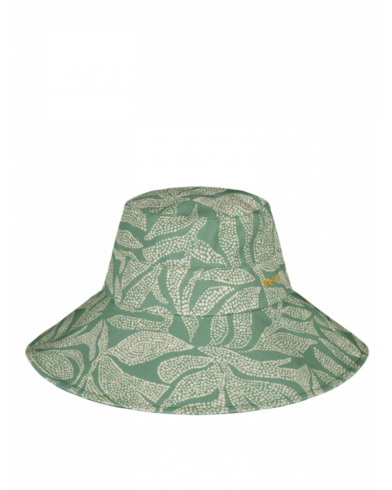 Chapeau d'été en tissu pour femme Urban chic modèle Hamuty vert sauge