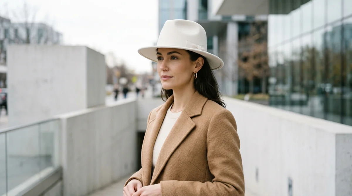Bien choisir un chapeau femme fedora en feutre de laine blanc