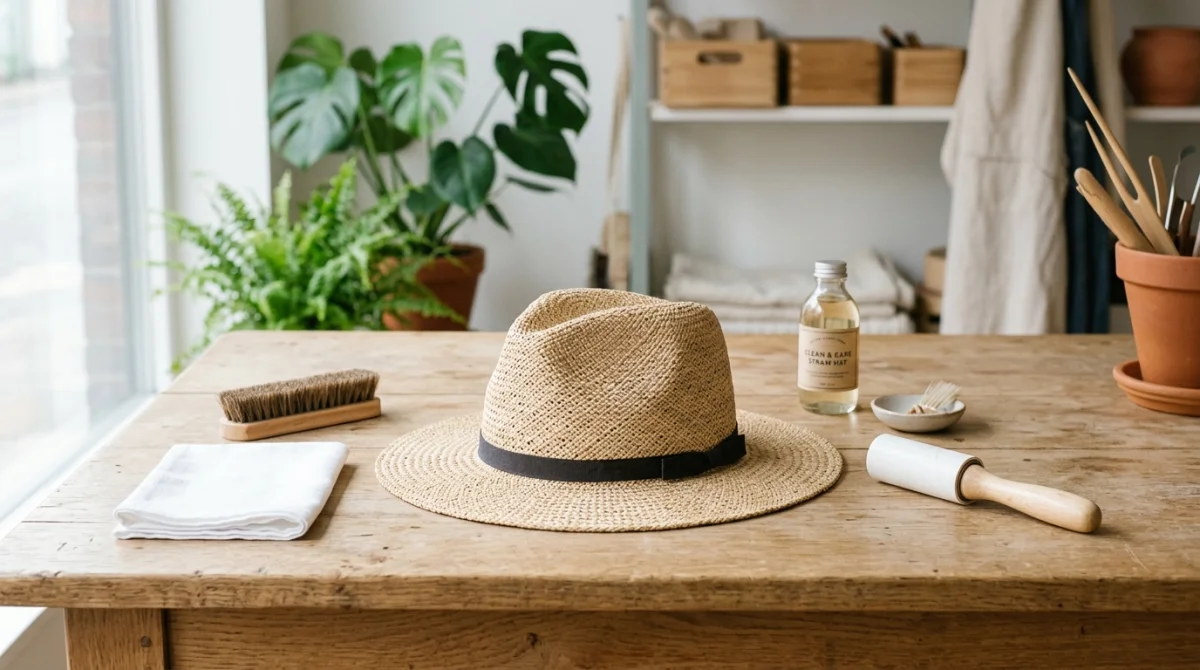 comment nettoyer un chapeau de paille