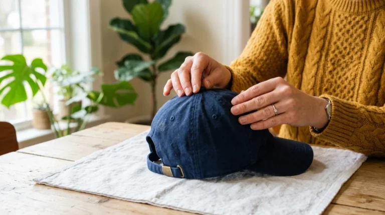comment laver une casquette à la main